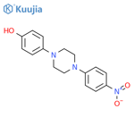 4-4-(4-Nitrophenyl)-1-piperazinylphenol structure