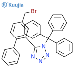 N-(Triphenylmethyl)-5-(4-bromomethylbiphenyl-2-yl)tetrazole structure