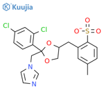 cis-2-(2,4-Dichlorophenyl)-2-(1H-imidazol-1-ylmethyl)-1,3-dioxolan-4-ylmethyl p-Tolylsulfonate structure