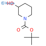 tert-butyl (3S)-3-hydroxypiperidine-1-carboxylate structure