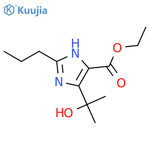 ethyl 5-(2-hydroxypropan-2-yl)-2-propyl-1H-imidazole-4-carboxylate structure