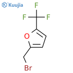 2-(Bromomethyl)-5-(trifluoromethyl)furan structure