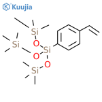 p-Vinylphenyltris(trimethylsiloxy)silane structure