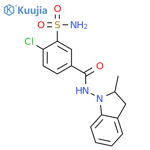 Indapamide structure
