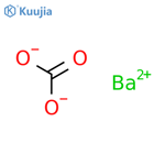Barium carbonate structure