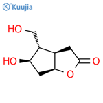 (3Ar,4S,5R,6aS)-5-Hydroxy-4-(hydroxymethyl)hexahydro-2H-cyclopenta[b]furan-2-one structure