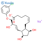 Cloprostenol sodium salt structure