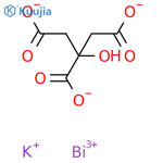 Bismuth potassium citrate structure