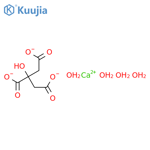 Calcium citrate tetrahydrate structure