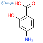 4-Aminosalicylic acid structure