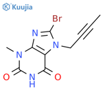 8-Bromo-3-methyl-7-(2-butynyl)-xanthine structure