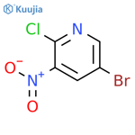 5-bromo-2-chloro-3-nitro-pyridine structure
