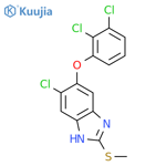 Triclabendazole structure