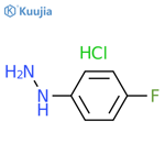 (4-fluorophenyl)hydrazine hydrochloride structure