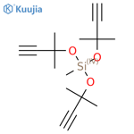 Silane,tris[(1,1-dimethyl-2-propyn-1-yl)oxy]methyl- structure