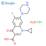 Ciprofloxacin hydrochloride monohydrate structure