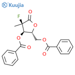 (2R,3R,4R)-2-[(benzoyloxy)methyl]-4-fluoro-4-methyl-5-oxooxolan-3-yl benzoate structure