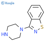 3-piperazin-1-yl-1,2-benzothiazole structure