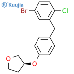 (3S)-3-4-(5-Bromo-2-chlorophenyl)methylphenoxytetrahydrofuran structure