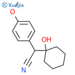 1-(Cyano-(4-methoxyphenyl)methyl)cyclohexanol structure
